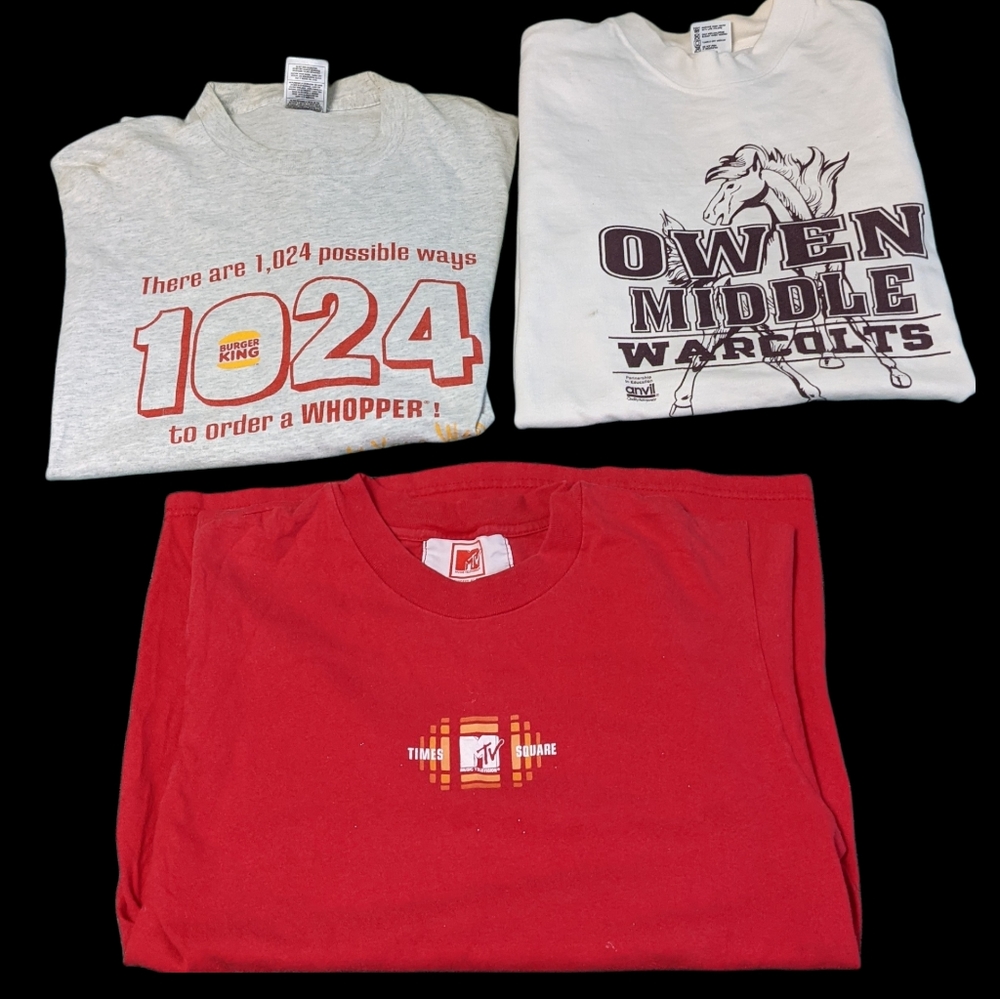 Lot of 6 Vintage Graphic T-Shirts Racing Baseball Banana Republic All Size XL